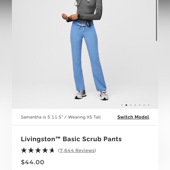 Figs Basic Scrub Pant - Picture 3 of 4